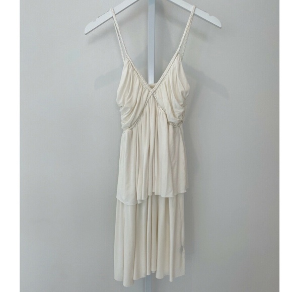 RACHEL PALLY IVORY MODAL SPANDEX DRESS SIZE MEDIUM - Picture 5 of 16